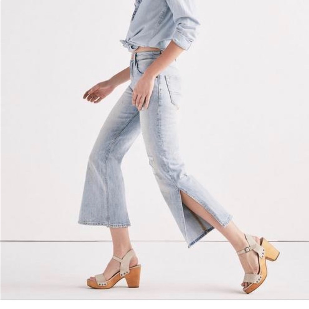 Lucky Pins Cropped Jeans